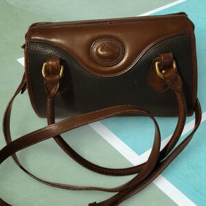 Dooney & Bourke Two-Tone Brown Shoulder Bag
